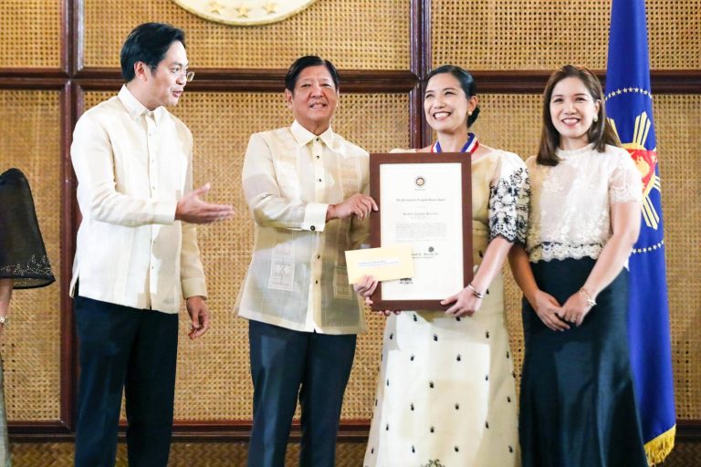 PBBM leads awards rites for outstanding workers despite being sick