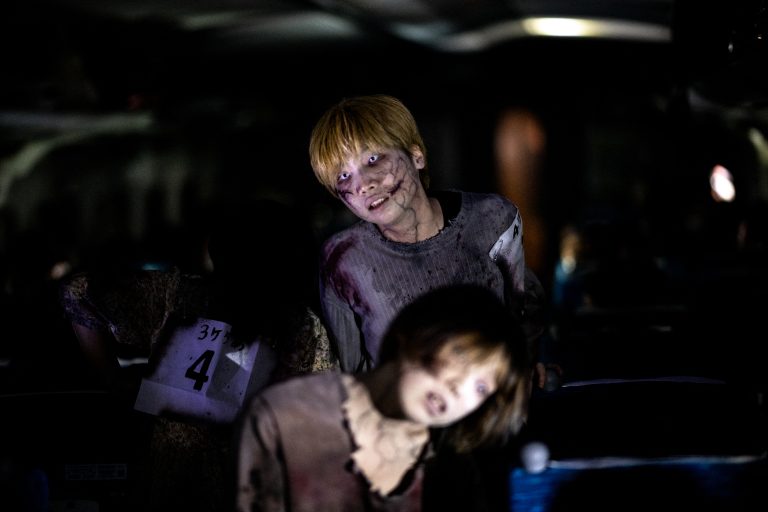 Japan ‘zombie’ train spooks passengers ahead of Halloween