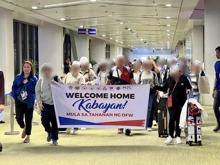 45 more Filipinos arrive from Lebanon