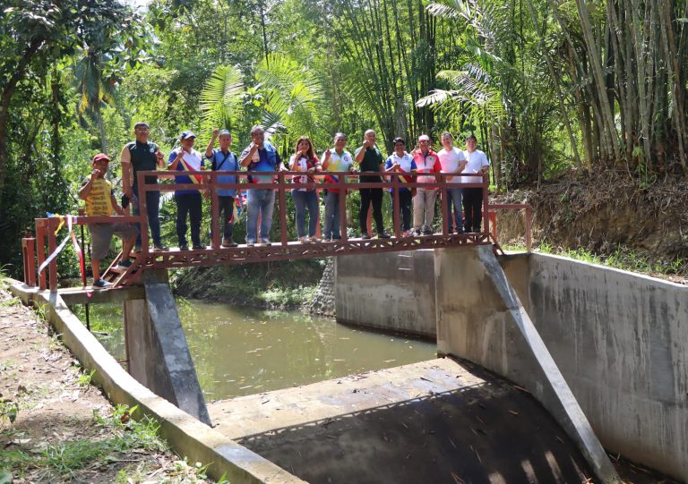Davao de Oro farmers receive P5.8-M diversion dam