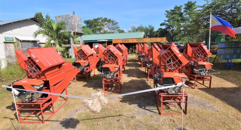 New rice threshers boost yield for NegOcc farmers
