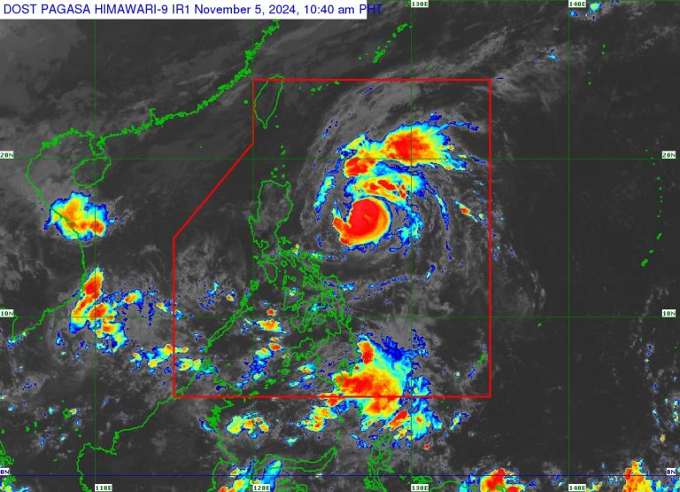 ‘Marce’ now typhoon; Wind Signal No. 1 up in 12 provinces
