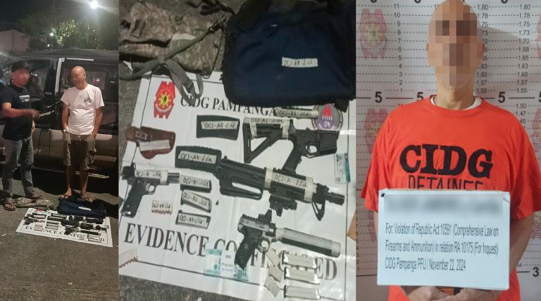 Online seller of unlicensed arms falls in Pampanga