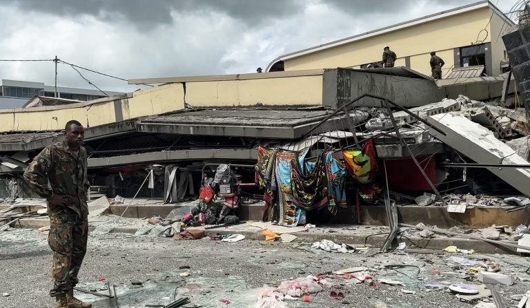 Major quake crushes buildings in Vanuatu capital, bodies seen