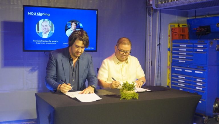 D.A., OceanX partner for PH marine research, sustainability