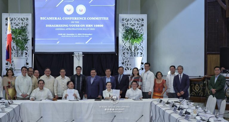 Bicam approves final version of 2025 national budget