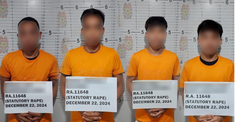 CIDG nabs 4 suspects in rape of 15-yr-old girl in Cebu