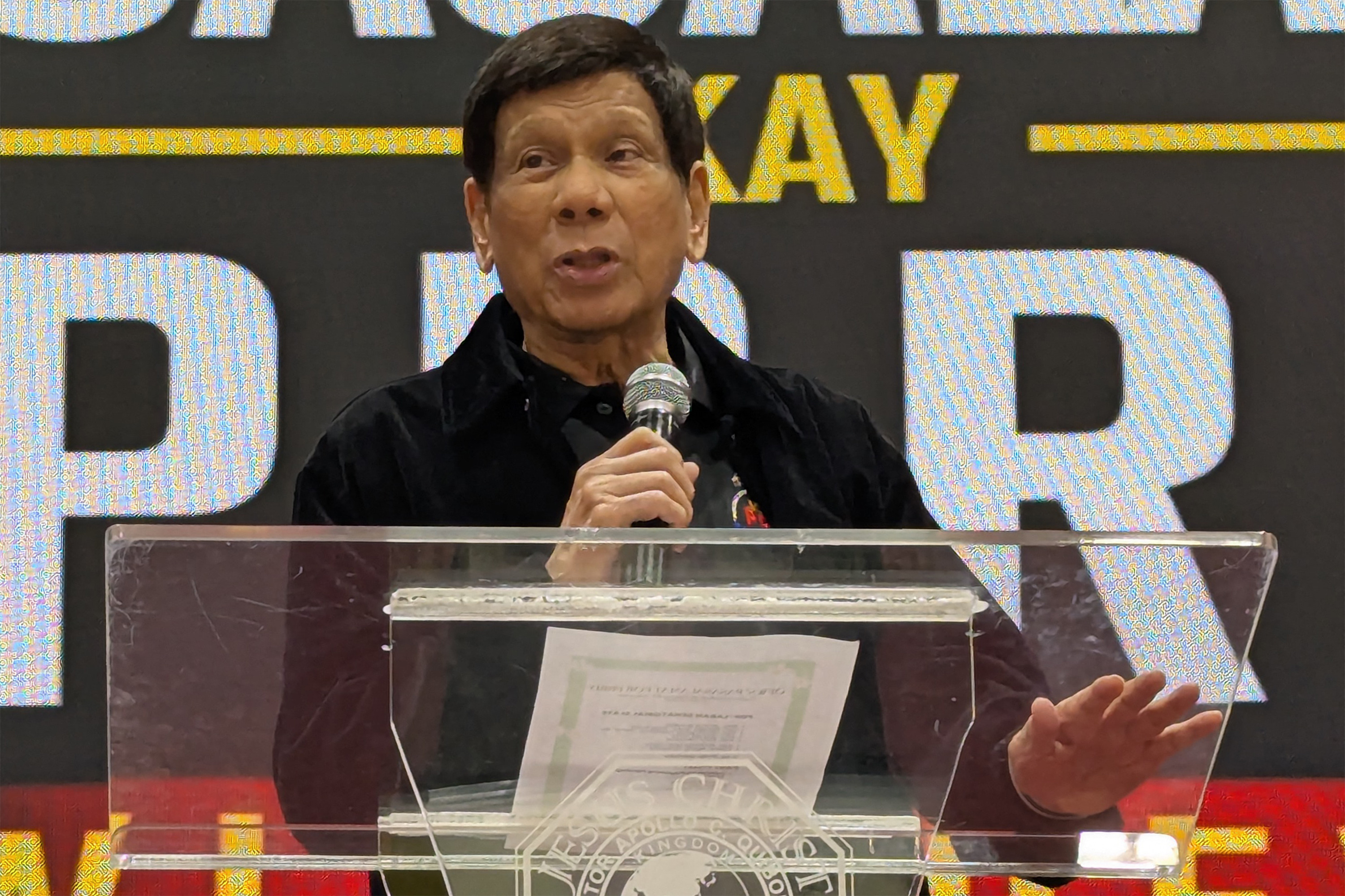 HONG KONG-CHINA-PHILIPPINES-POLITICS-DUTERTE