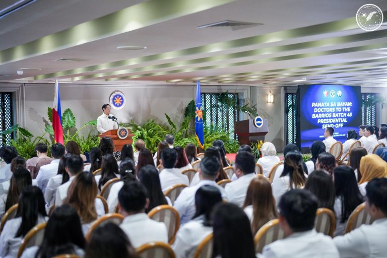 PBBM sends off 290 doctors to boost rural healthcare access