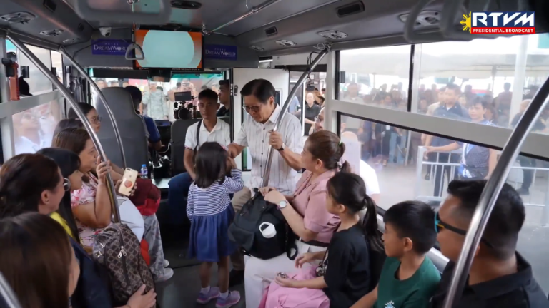 PBBM inspects SCP implementation, touts program’s benefits on commuters, transport workers