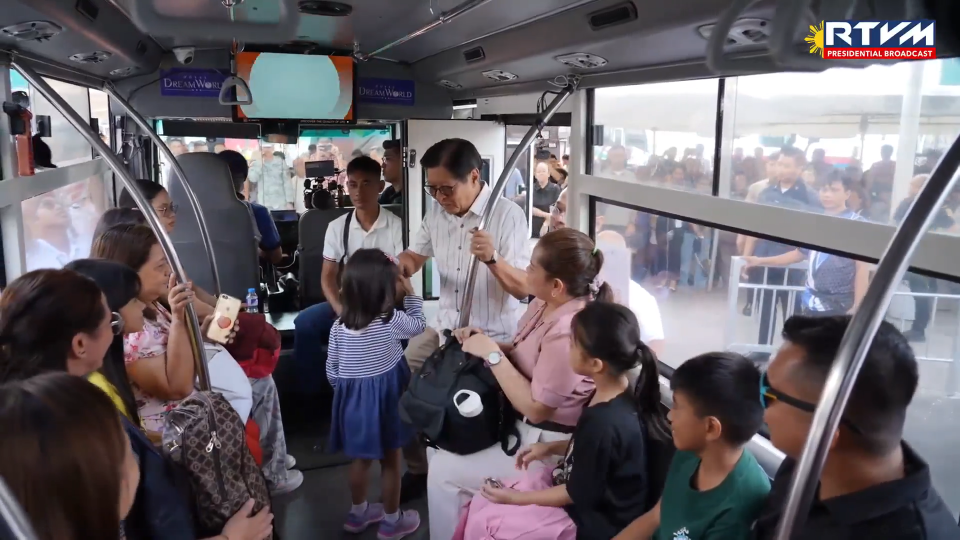 PBBM inspects SCP implementation, touts program’s benefits on commuters, transport workers