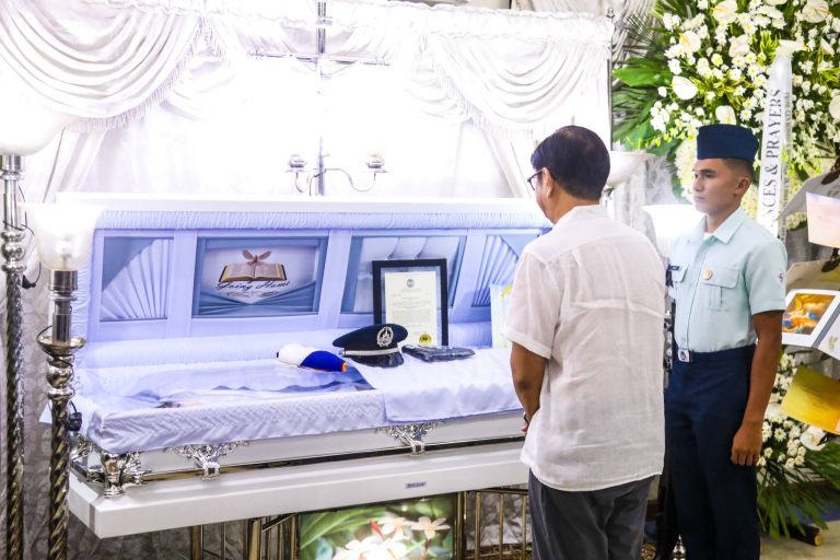PBBM visits wake of 2 fallen PAF pilots