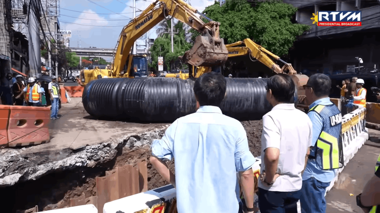 PBBM hails timely progress of QC drainage improvement project ahead of rainy season