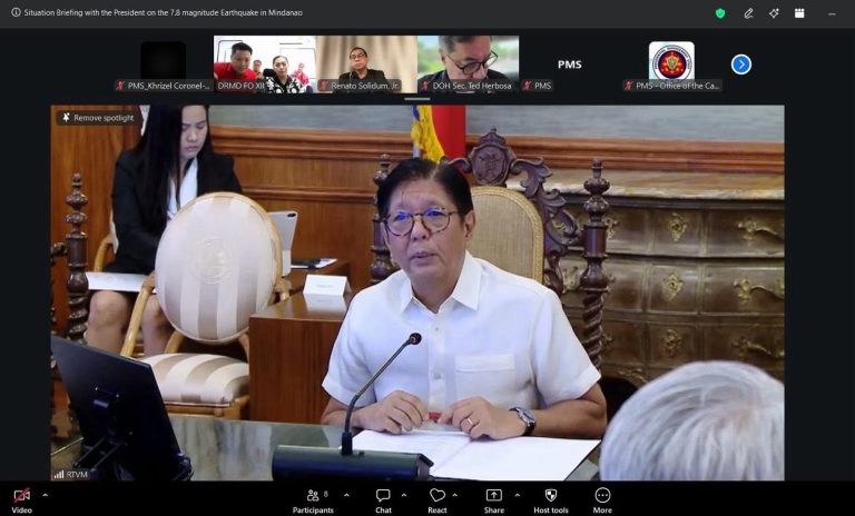 PBBM admin assures whole-of-gov’t response following Mindanao tremor