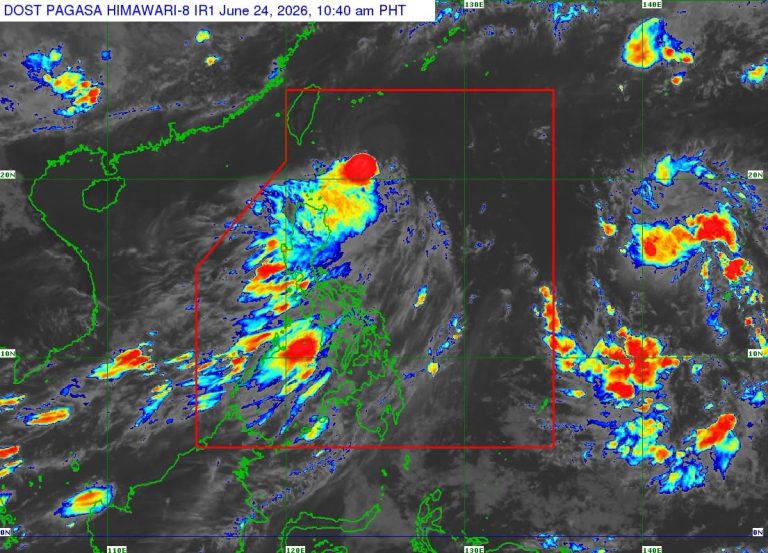PAR exit, entry forecast for ‘Francisco,’ ‘Gardo’ on June 25 —PAGASA