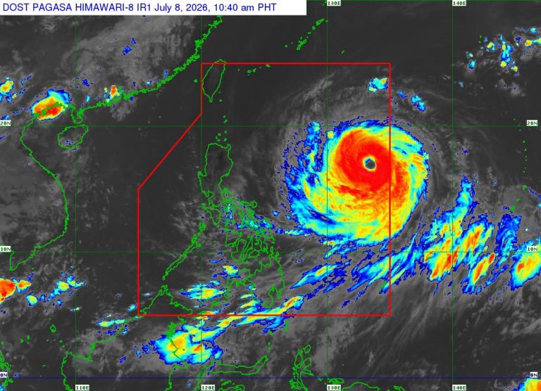 Wind Signal No. 1 up in 12 areas as Super Typhoon ‘Inday’ slightly intensifies