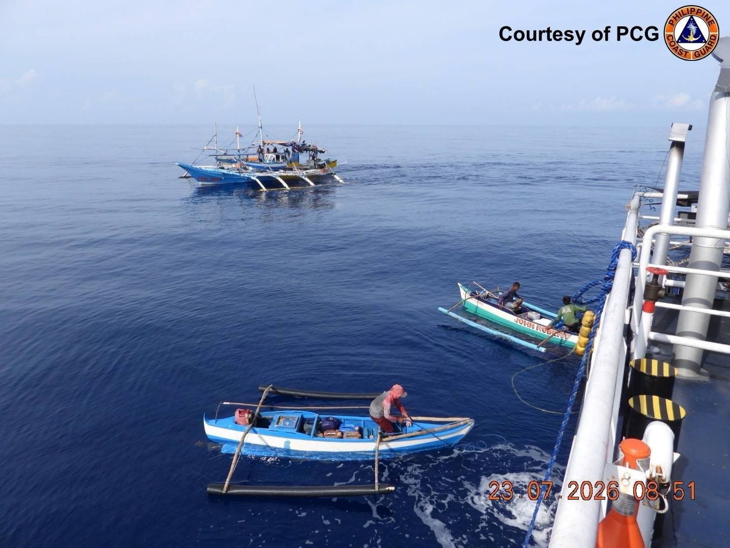 CCG harassment fails to stop PCG, BFAR fuel mission in WPS