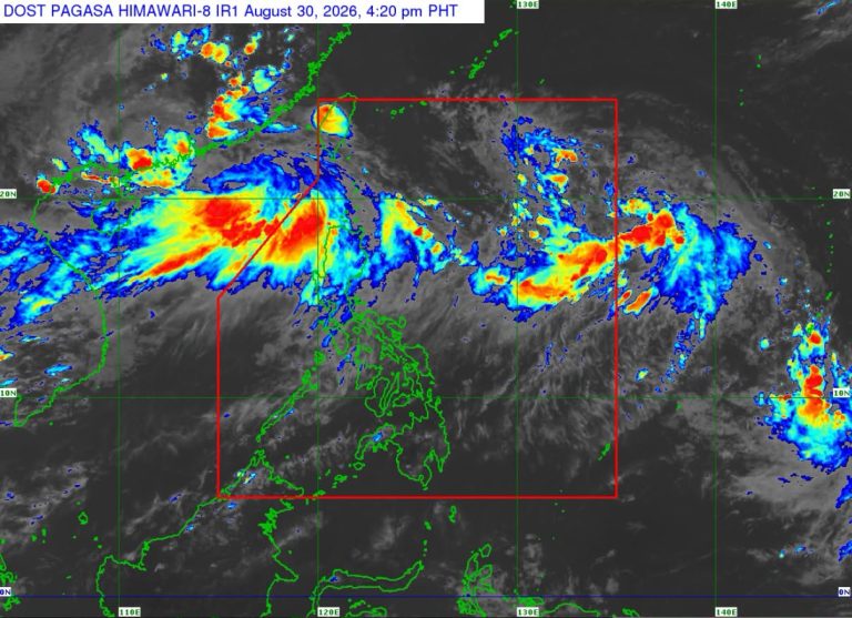 ‘Pilandok’ reduces speed, changes direction as it hovers over Philippine Sea