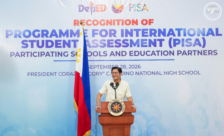 PBBM hails various education partners that made PH’s PISA 2025 milestone possible