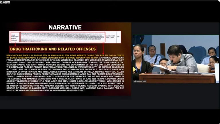 AMLC reports on Sara transactions cite ‘graft and corrupt practices’